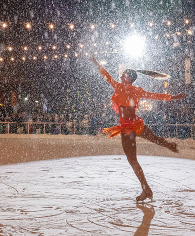 Skating Performance 3 at Lights Festival 2021