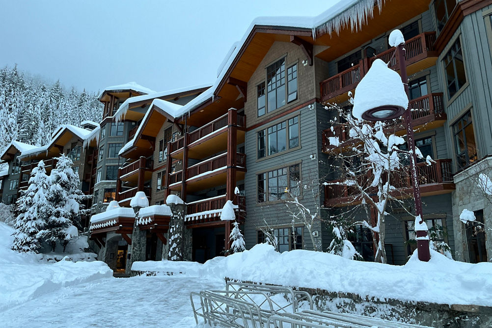 Exterior of Whistler Creekside, First Tracks Lodge