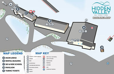 Hidden Valley Base Area Map 