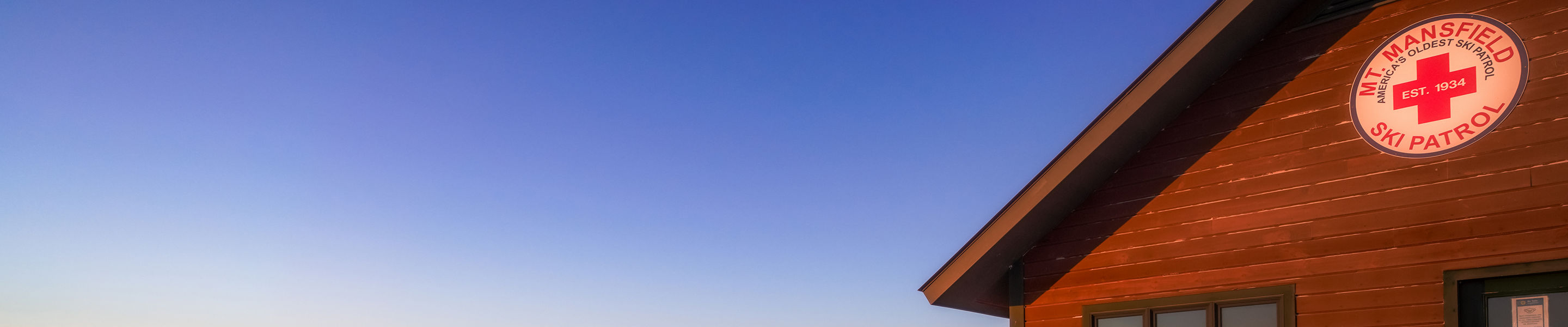 Exterior of Ski Patrol Building at Stowe