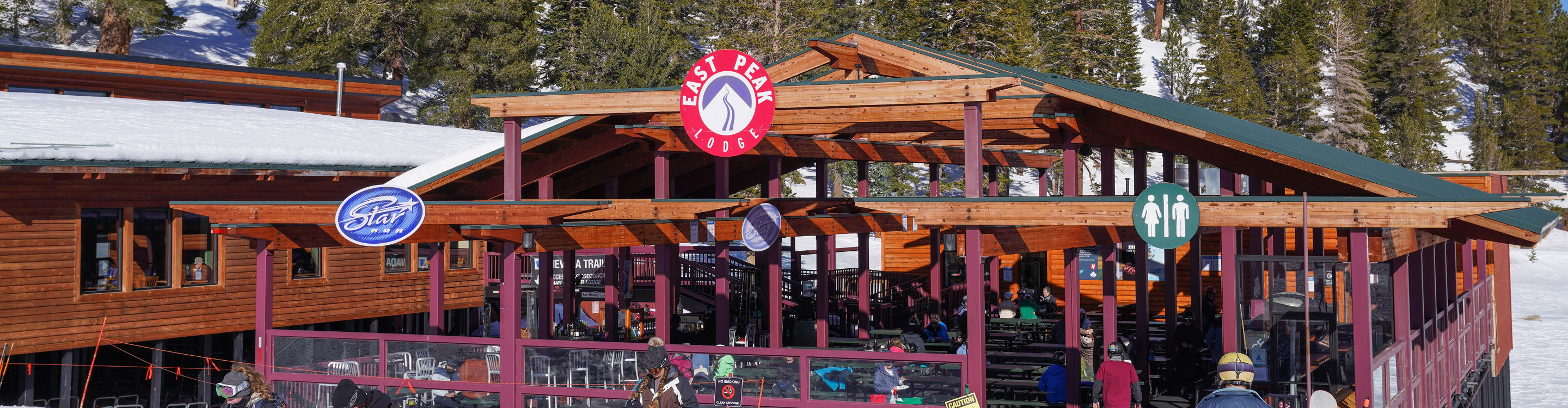 Winter Exterior of East Peak Lodge at Heavenly