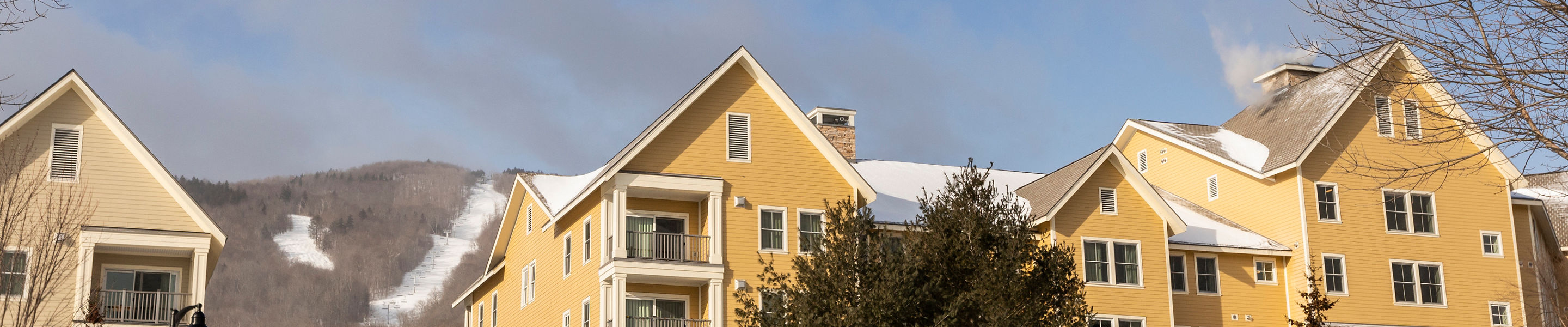 Exterior of Jackson Gore Inn at Jackson Gore Village at Okemo Mountain Resort