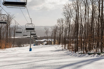 Exterior of the South Face Village Condominiums at Okemo Mountain Resort
