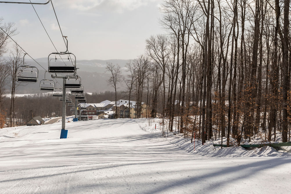 Exterior of the South Face Village Condominiums at Okemo Mountain Resort