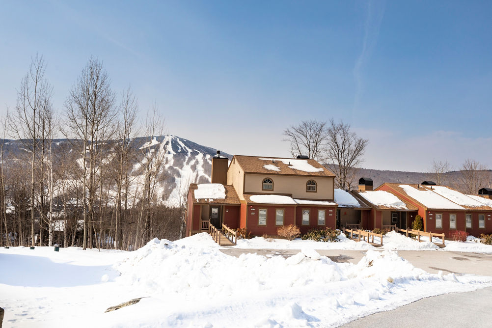Exterior of Timber Creek Condominiums and Townhomes at Mount Snow Resort