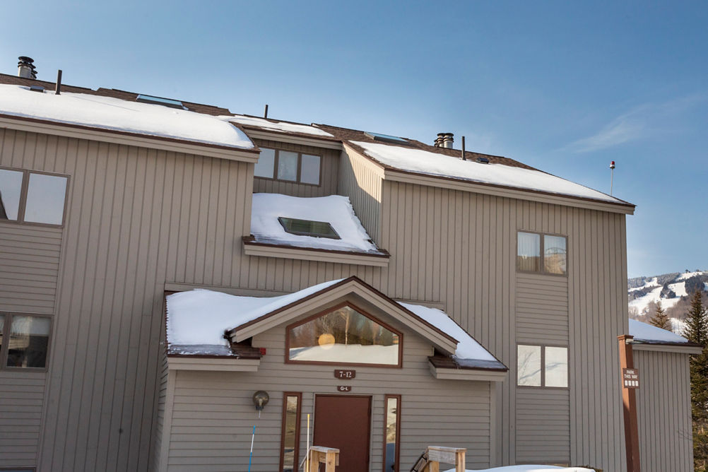 Exterior of the Snow Tree Village Condominiums and Townhomes at Mount Snow Resort