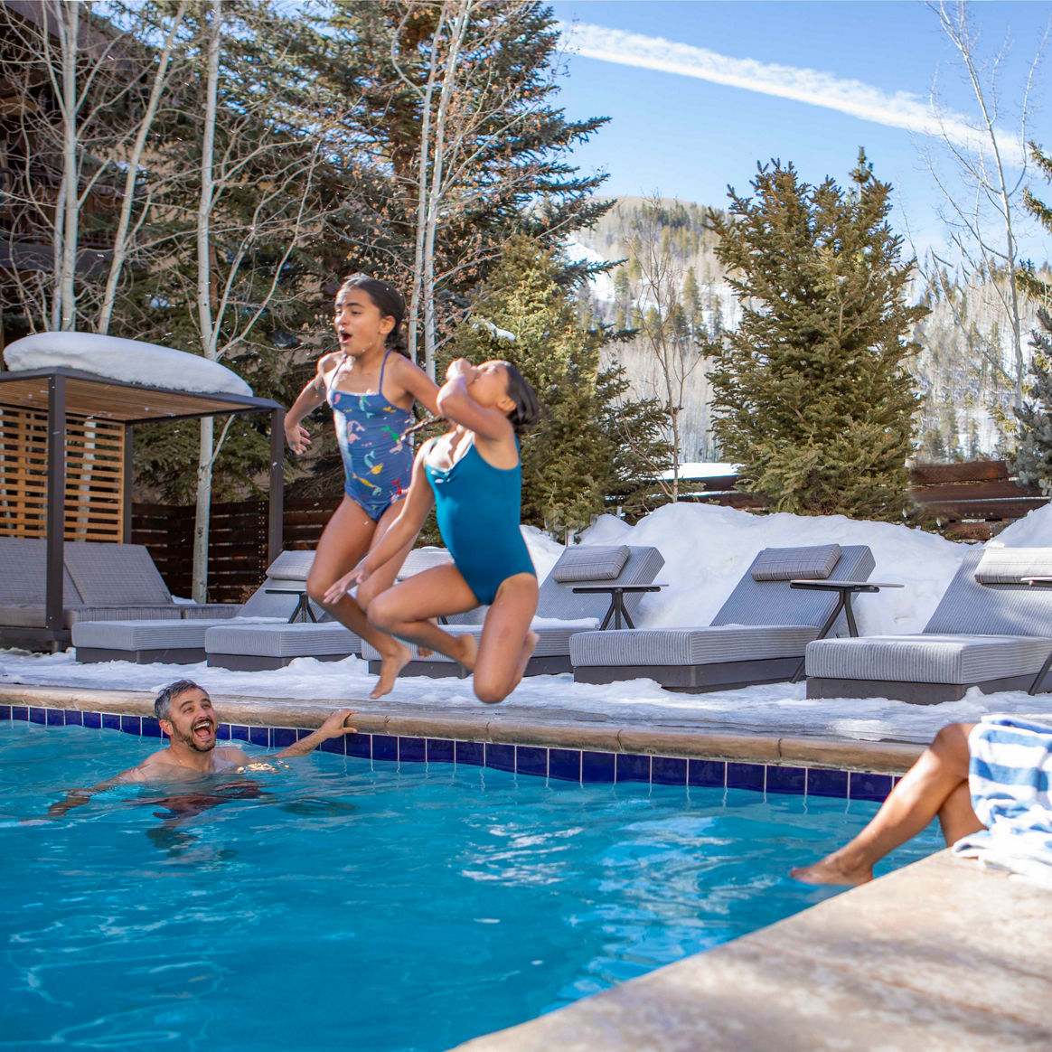 Family Fun at the Pool at The Hythe at Vail