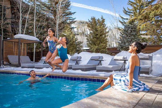 Family Fun at the Pool at The Hythe at Vail