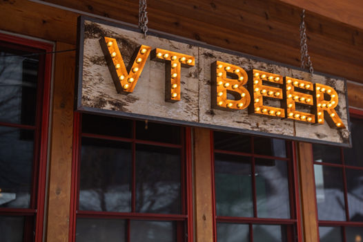 VT Beer Sign at Stowe