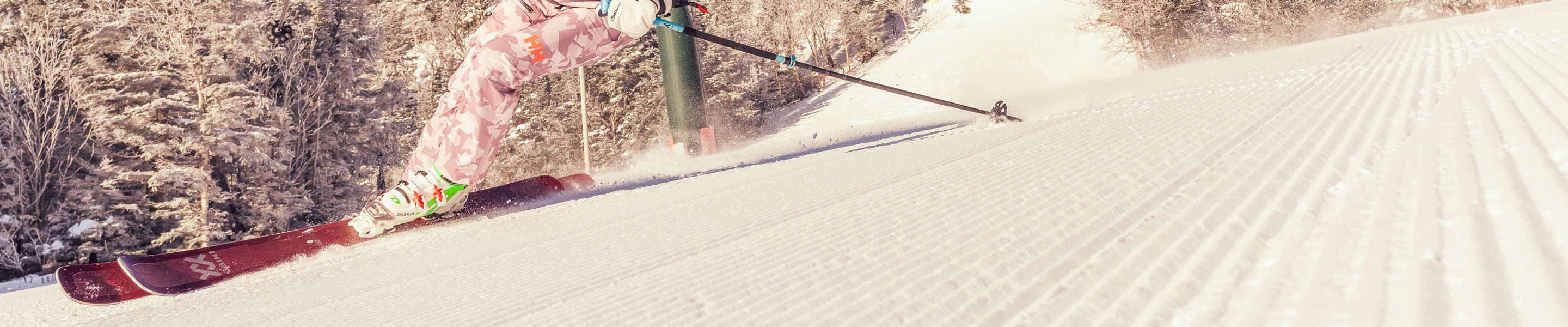 Skier Hits a Run at Stowe
