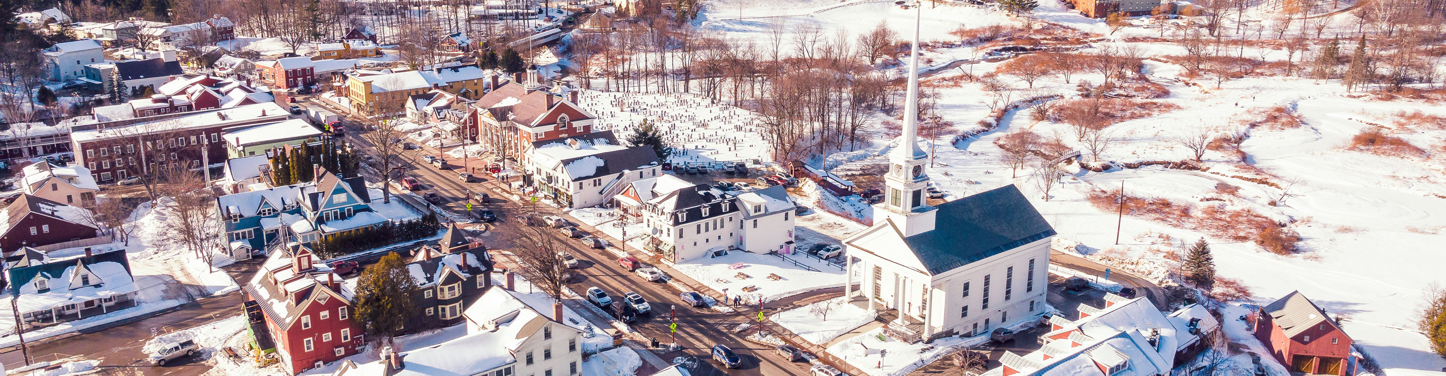 Drone Aerial Scenic Photo at Stowe