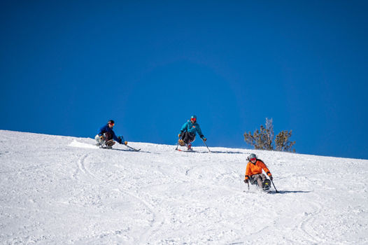 Adaptive Skiers at Northstar