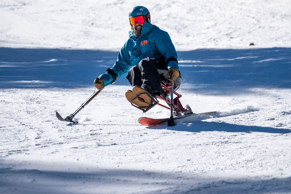 Male Adaptive Skier at Northstar