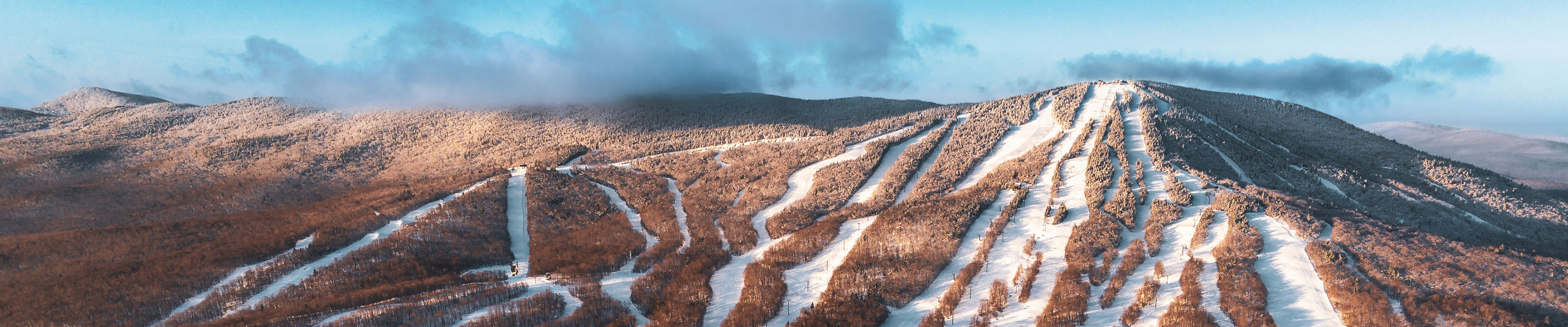 Aerial View Including Base Area of Mount Snow