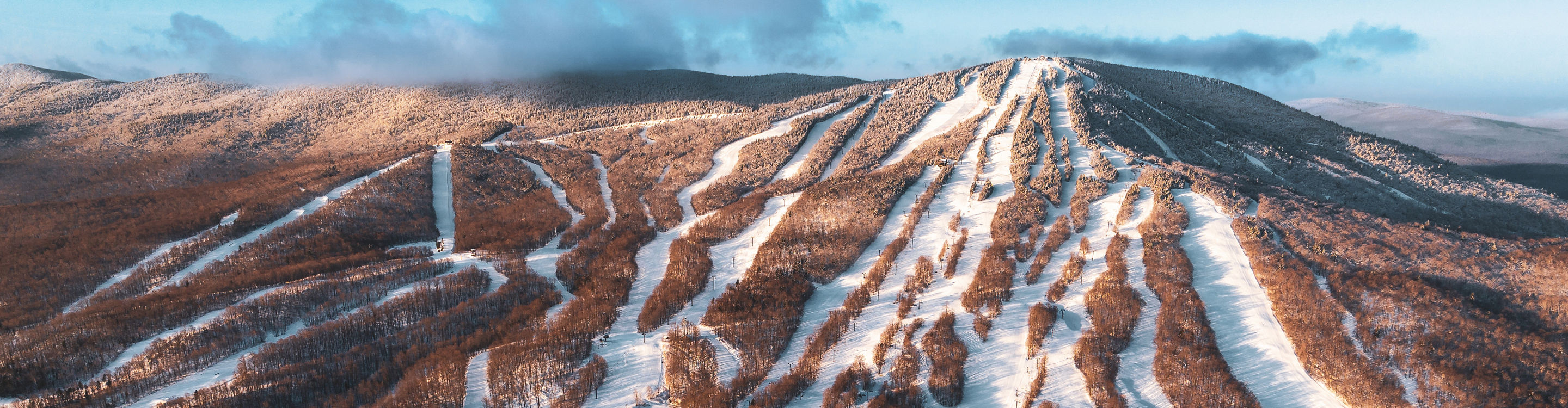Aerial View Including Base Area of Mount Snow