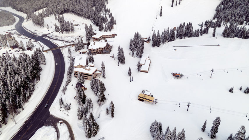 Aerial View at Stevens Pass