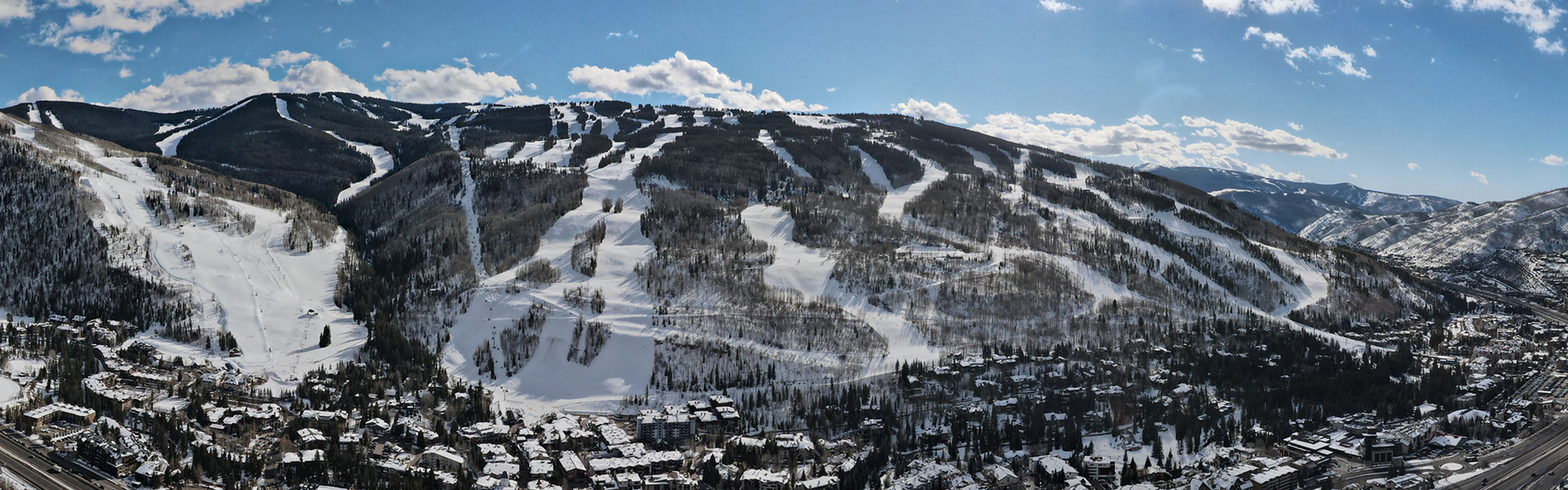 Winter Scenic Panorama of Vail