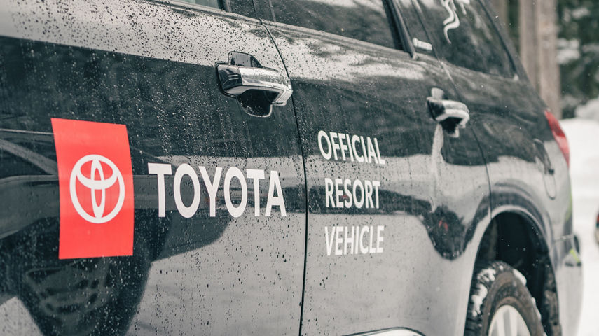 Toyota Official Resort Vehicle at Steven's Pass