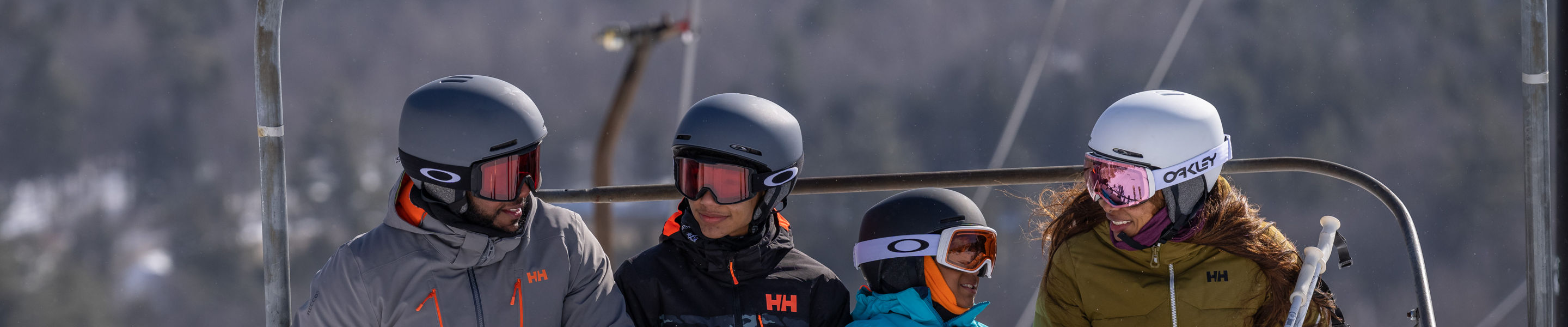Family Riding Chairlift at Okemo