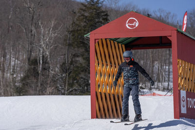 Young Beginner Skier at Okemo