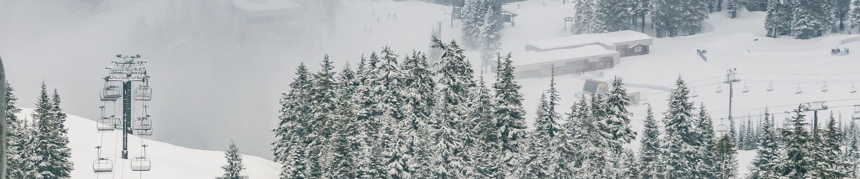 Scenic Winter View at Steven's Pass