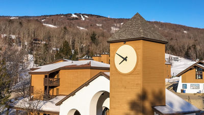 Winter Scenic View of Okemo Base Area