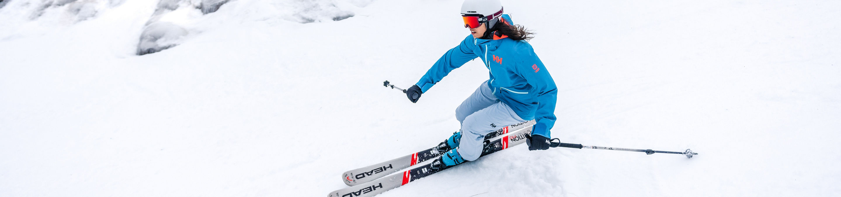 Skier Hitting a Run at Hunter