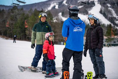 Family Snowboard Lesson at Hunter