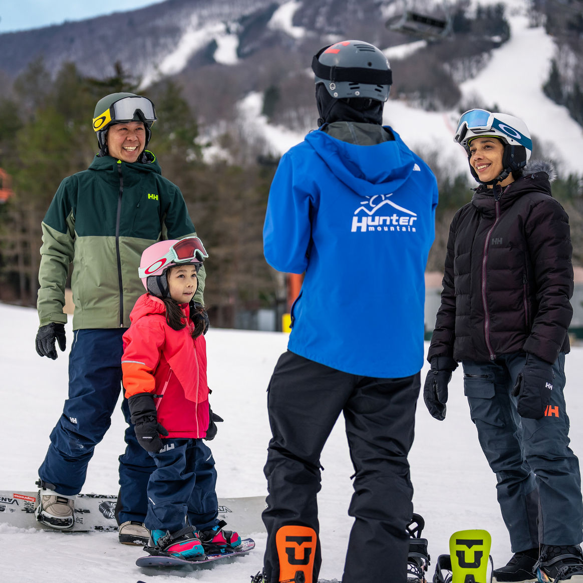 Family Snowboard Lesson at Hunter