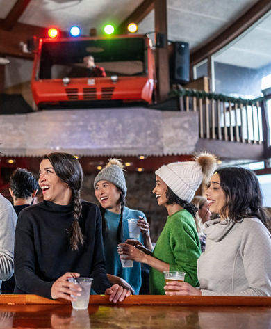 Friends During Apres at Hunter