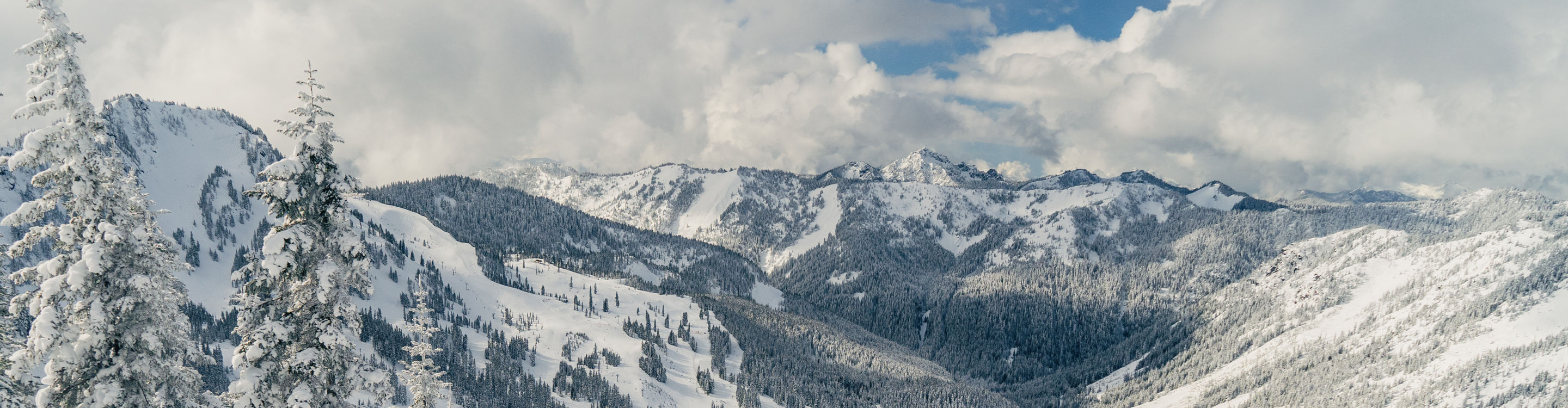 Aerial Scenic View at Stevens Pass