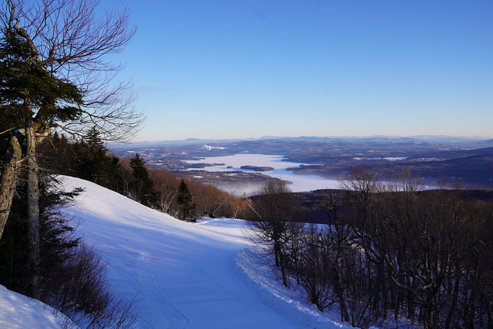 Scenic View at Mount Sunapee at Dawn