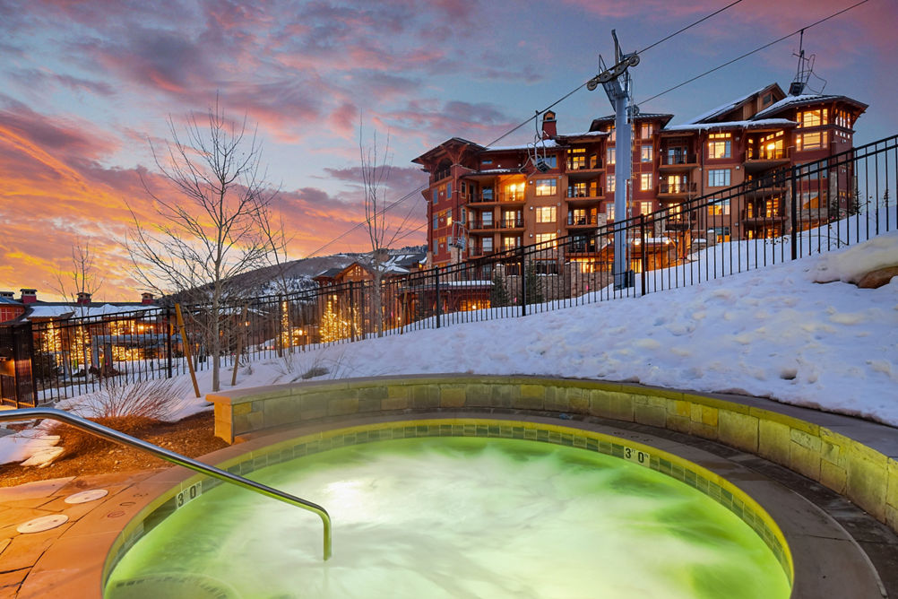Hot Tub at the LIFT Condominiums at Park City Mountain Resort