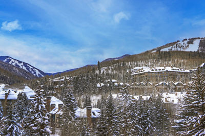 The Pines Lodge at Beaver Creek Winter Exterior 