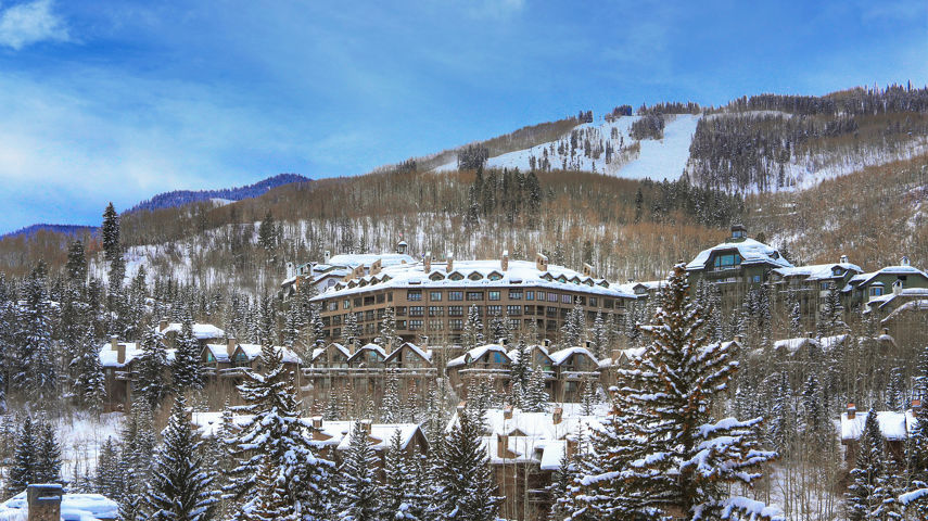 The Pines Lodge at Beaver Creek Winter Exterior 