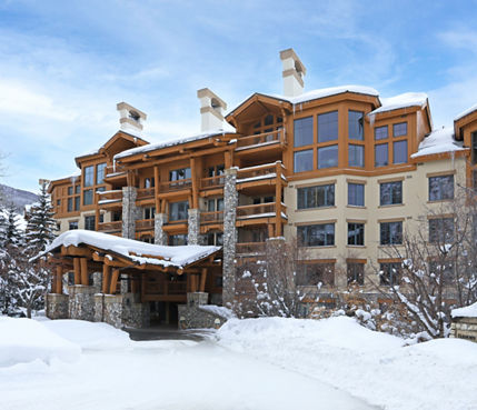 Elkhorn Lodge Winter Exterior Shot