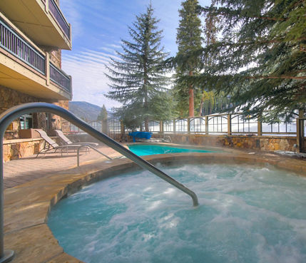 Hot Tub at the Lone Eagle Condominiums at Keystone Mountain Resort