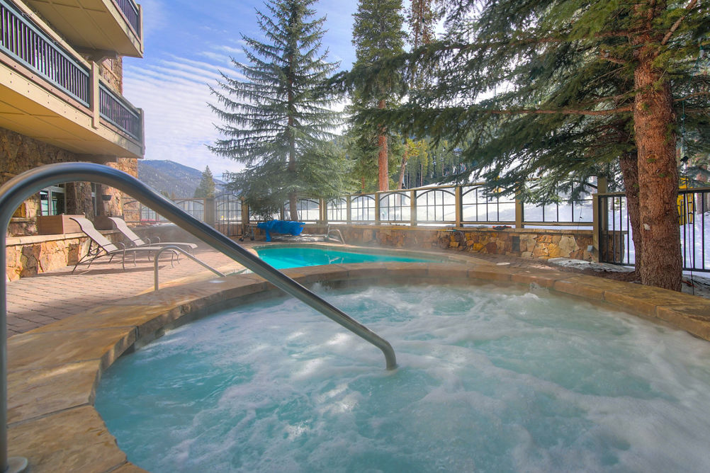 Hot Tub at the Lone Eagle Condominiums at Keystone Mountain Resort