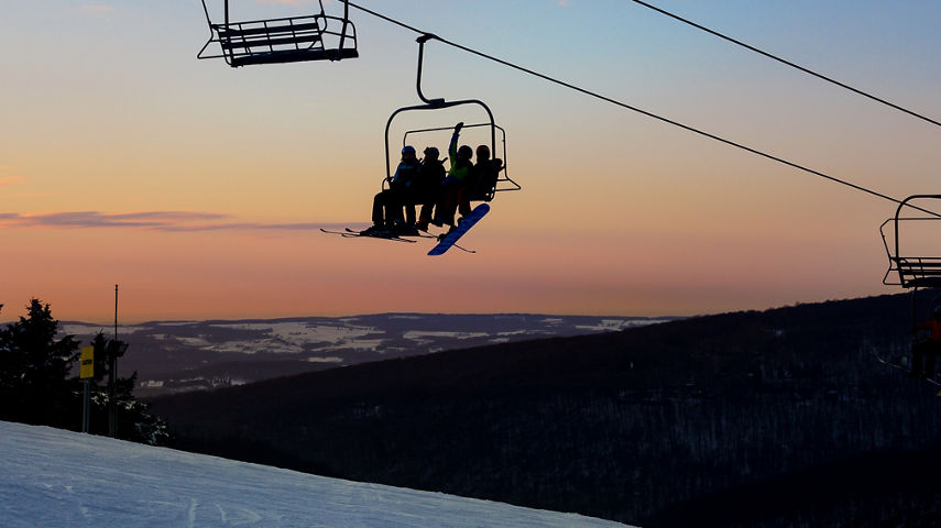 Chairlift at Seven Springs