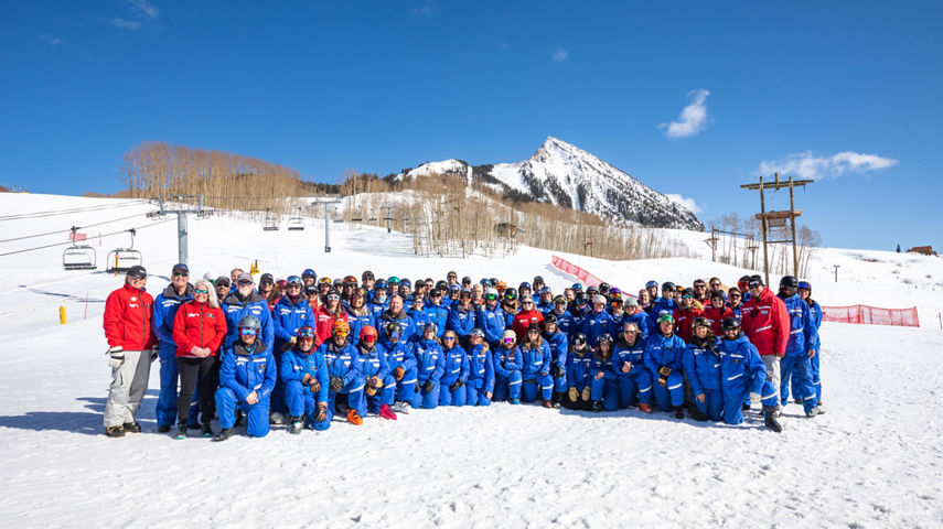 Group Photo of Crested Butte Mountain Resort Winter Employees