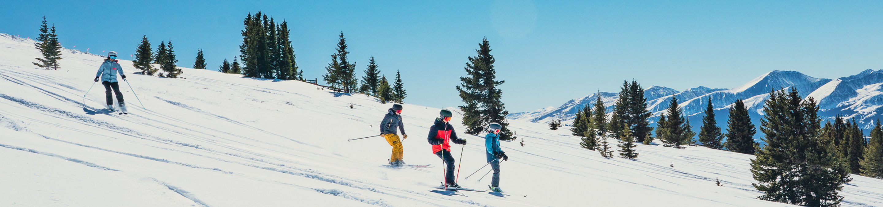 Skier Family from Keystone Bergman Lift Shoot