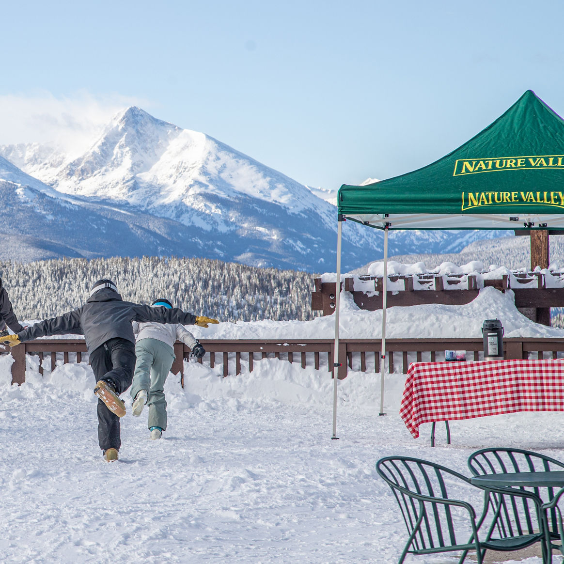 Yoga at Eagle's Nest in Vail, CO