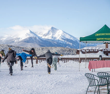 Yoga at Eagle's Nest in Vail, CO