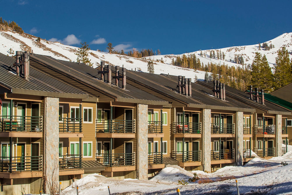 Exterior of a Slopeside Condo Building at Kirkwood Mountain Resort