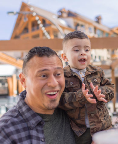Family gets drinks at Cabana Bar in the Village at Northstar 