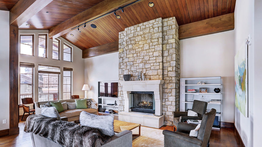 Chalet Living Space at The Lodge at Vail