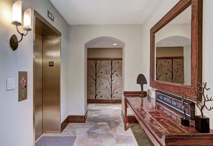 Chalet Elevator Entryway at the Lodge at Vail