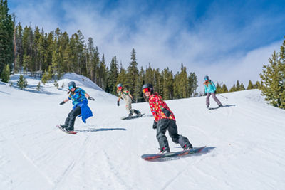 Group Spring Skiing at Keystone