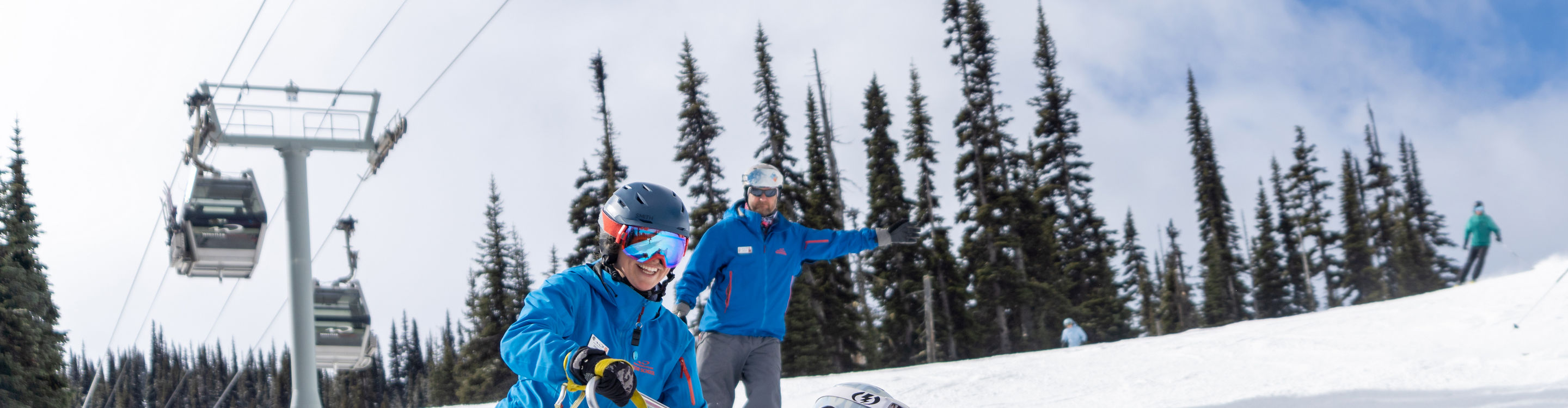 Guided Adaptive Skiing at Whistler Blackbomb
