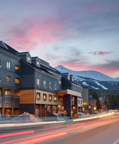 Exterior of Gravity Haus at Breckenridge